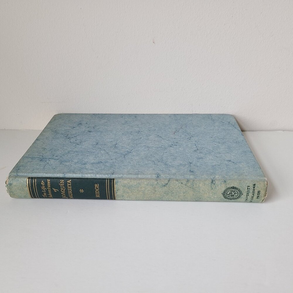 Vintage Book Life Adventures of Joaquin Murieta California Bandit Ridge 1955 HC